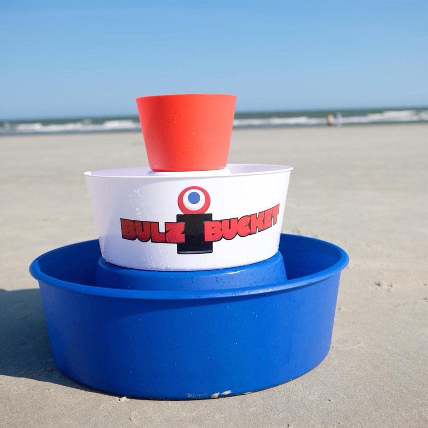 BULZiBUCKET Game by Water Sports - Beach, Tailgate, Camping, Yard, and Pool Games- Indoor/Outdoor Kids Toys - Pool Accessories Perfect for Family Game