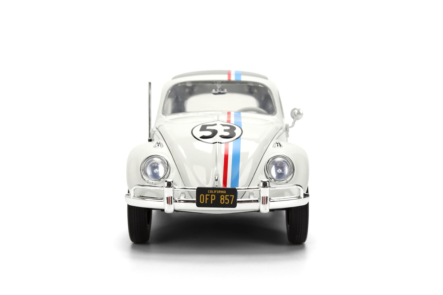 Jada Herbie The Love Bug Volkswagen Beetle Hollywood Rides 1:24 Die-Cast Vehicle with Tire Rack Toys