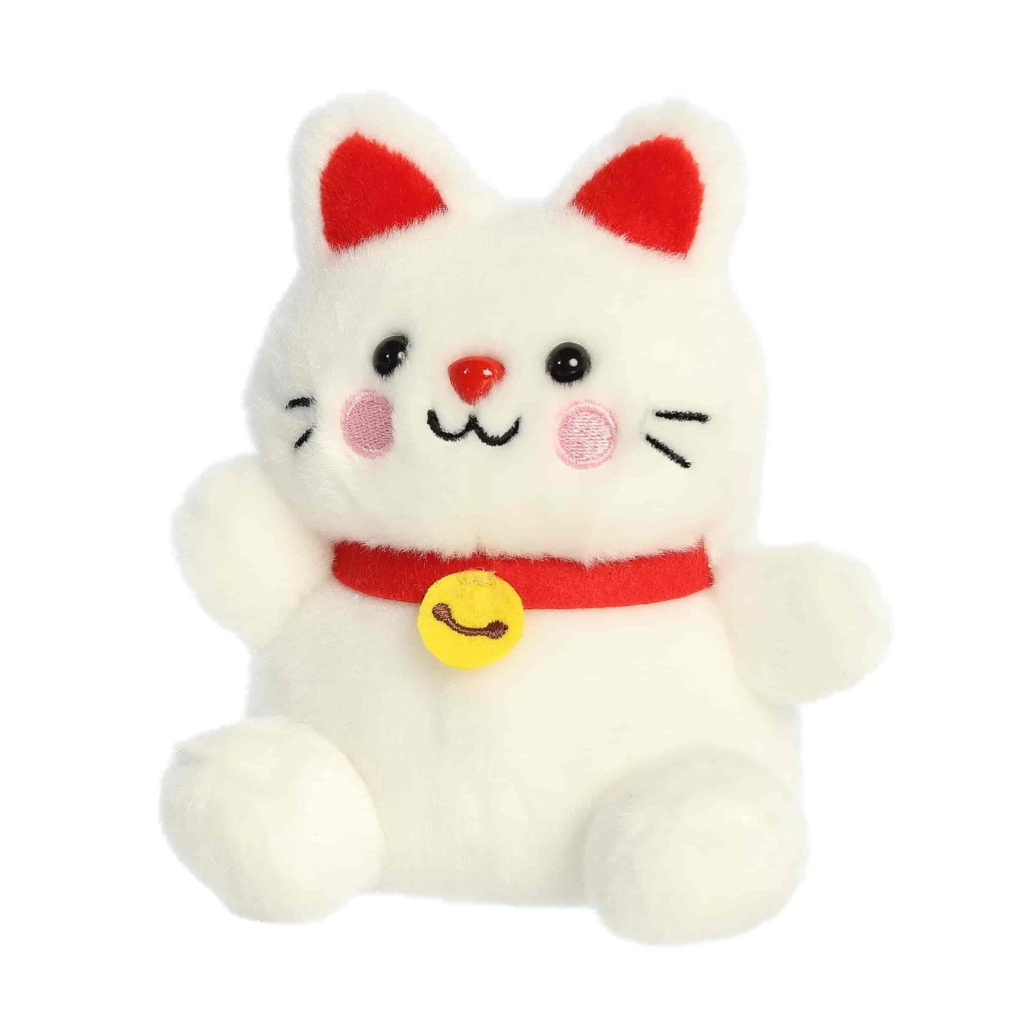 Aurora® Adorable Palm Pals™ Kota Lucky Cat™ Stuffed Animal - Fun Collectible Plush for Kids and Adult Collectors - Perfect for Decorating Rooms