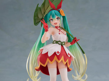 Taito Prize Hatsune Miku Wonderland PVC Hatsune Miku Thumbelina Statue 18cm