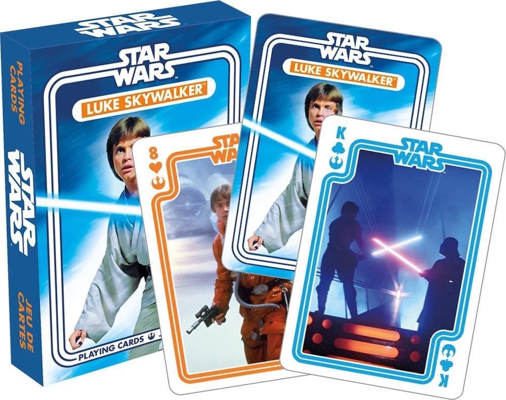 Aquarius Star Wars Playing Cards - Luke Skywalker Themed Deck of Cards for Your Favorite Card Games - Officially Licensed Star Wars Merchandise and