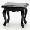 Dollhouse Miniature Side Table, Black