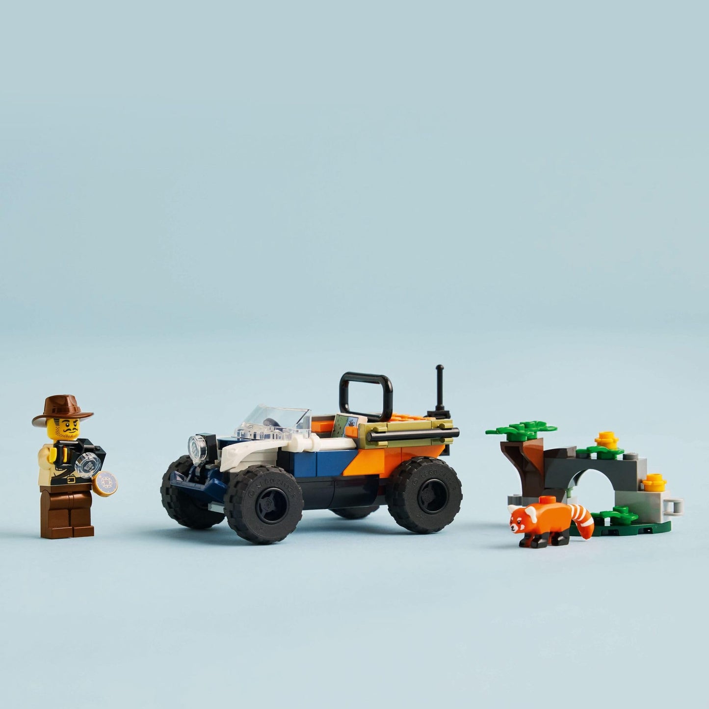 LEGO City Jungle Explorer ATV Red Panda Mission Car Toy, Fun Summer Toy for Kids Ages 6 and Up, Jungle Explorer Minifigure & Animal Figure Included