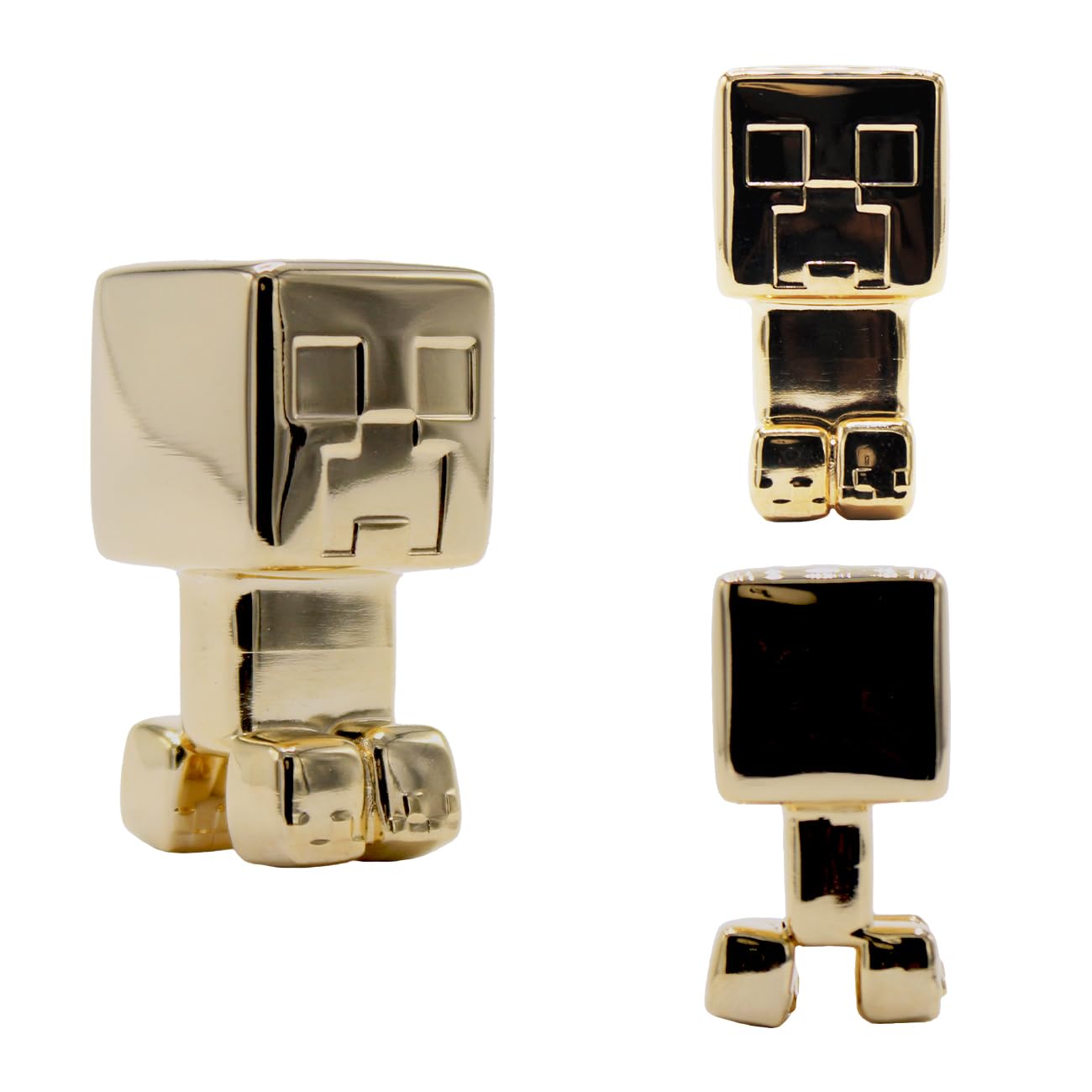 Minecraft Mine Kit - Dig Your Own Mystery Block with Mini?Figure, Iron Pickaxe, Water?Soak Mining Activity, Collectible Gold?Plated Creeper (1?in?48)