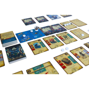 Ludonova Adamastor Board Game - Hand & Tableau Management Strategy Game Set in the Age of Discovery, Story-Driven Family Fun for Kids & Adults, Ages
