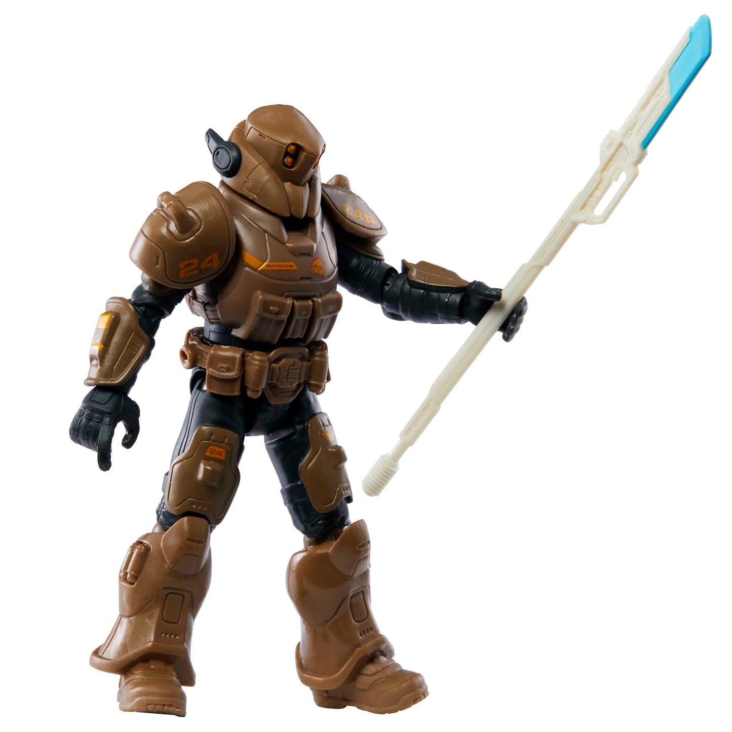 Mattel Disney and Pixar Lightyear Action Figure & Accessory Set, ZAP Commander Marquam with Spear, 5-inch Collectible with 12 Posable Joints