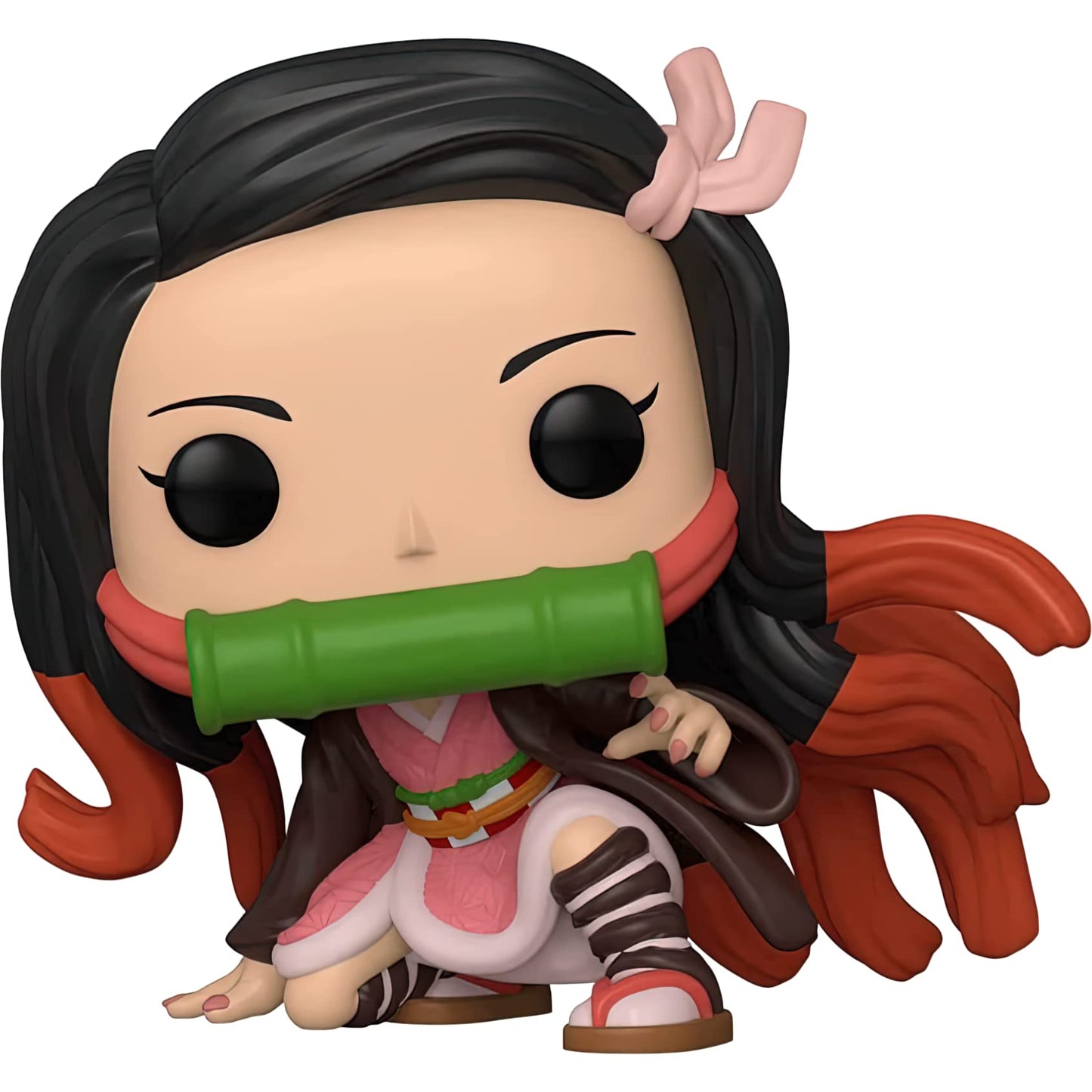 Funko Nezuko Kamado: P o p ! Animation Vinyl Figurine Bundle with 1 Compatible 'ToysDiva' Graphic Protector (868-49013 - B)