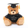 Plushland Plush Stuffed Animal Toys 12 Inches Present Gifts for Graduation Day, Personalized Text, Name or Your School Logo on Gown, Best for Any Grad