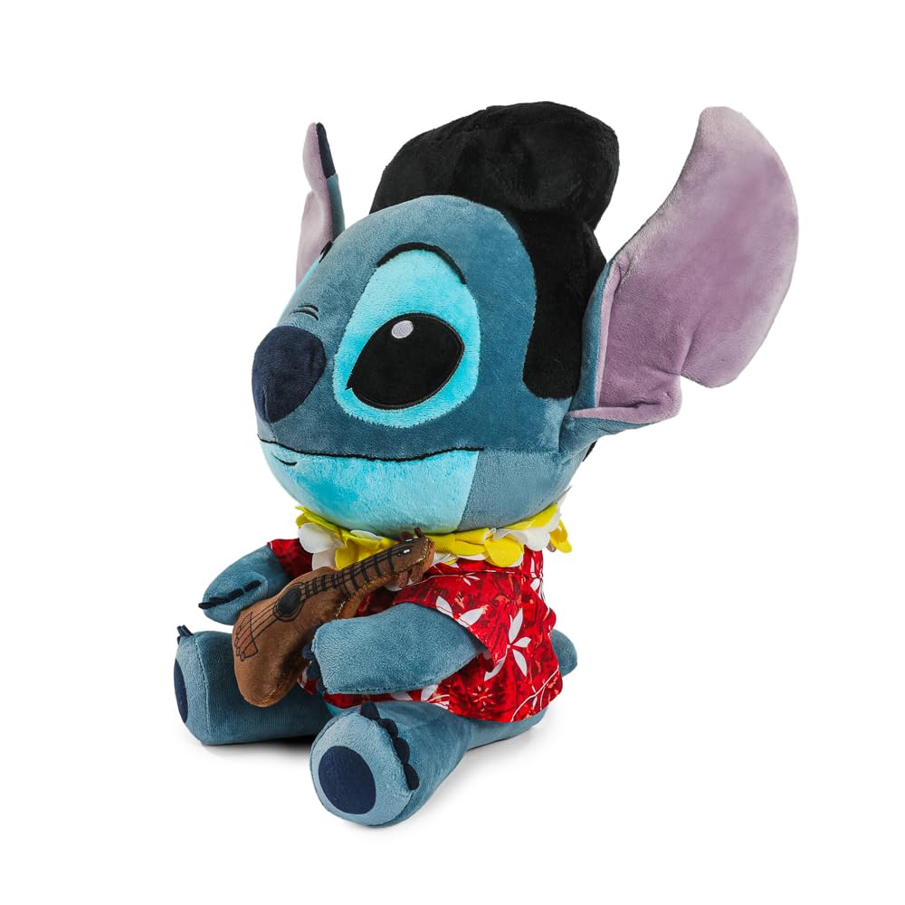 Collectible Disney: Lilo and Stitch- Blue Hawaii Elvis Stitch HugMe Shaking Action Vibrating Plush