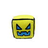 WEKVMDT Geometry Plush Toys,4.7Inch Cube Volume Wood Stuffed Animal Plushie Doll Toys Kids Gift and Festival Decoration (AngerYellow)