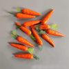 30 Pcs Miniature Carrots Simulation Orange Mini Vegetable Resin Carrot Models Artificial Foods for Dollhouse Kitchen Decoration Easter Party Supplies