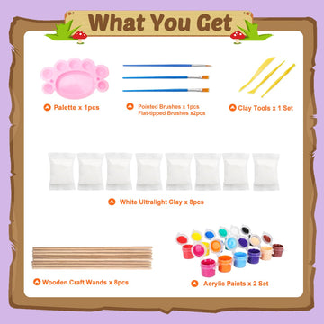 Col-Pary Magic Wand Making Kit,DIY Art Craft Set for Student Kids Gift,School Activities,Wizard Cosplay Masquerade,Halloween Supplies Décor,Christmas