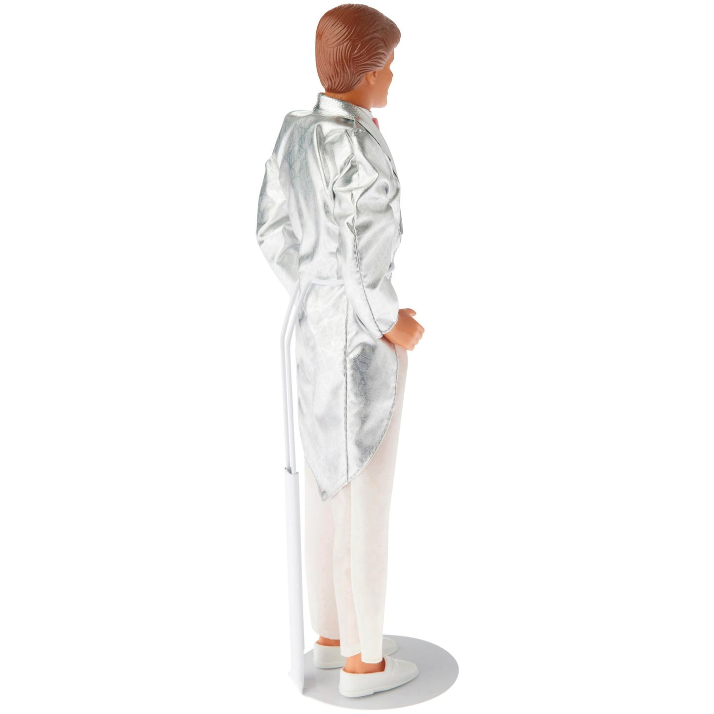 Plymor DSP-5175W White Adjustable Doll Stand, fits 10, 11, and 12 inch Dolls or Action Figures, Waist is 1.75" - 2.25" wide, 5" - 6" around