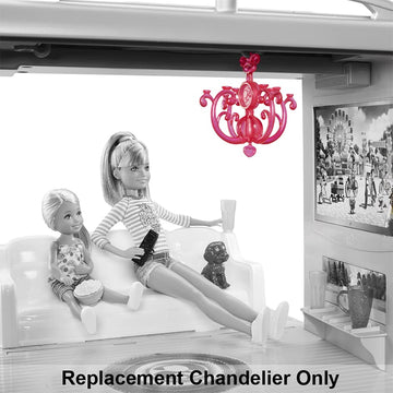 Replacement Parts for Barbie Camping Van - CJT42 - Barbie RV Pop Up Camper Vehicle Playset ~ Replacement Chandelier