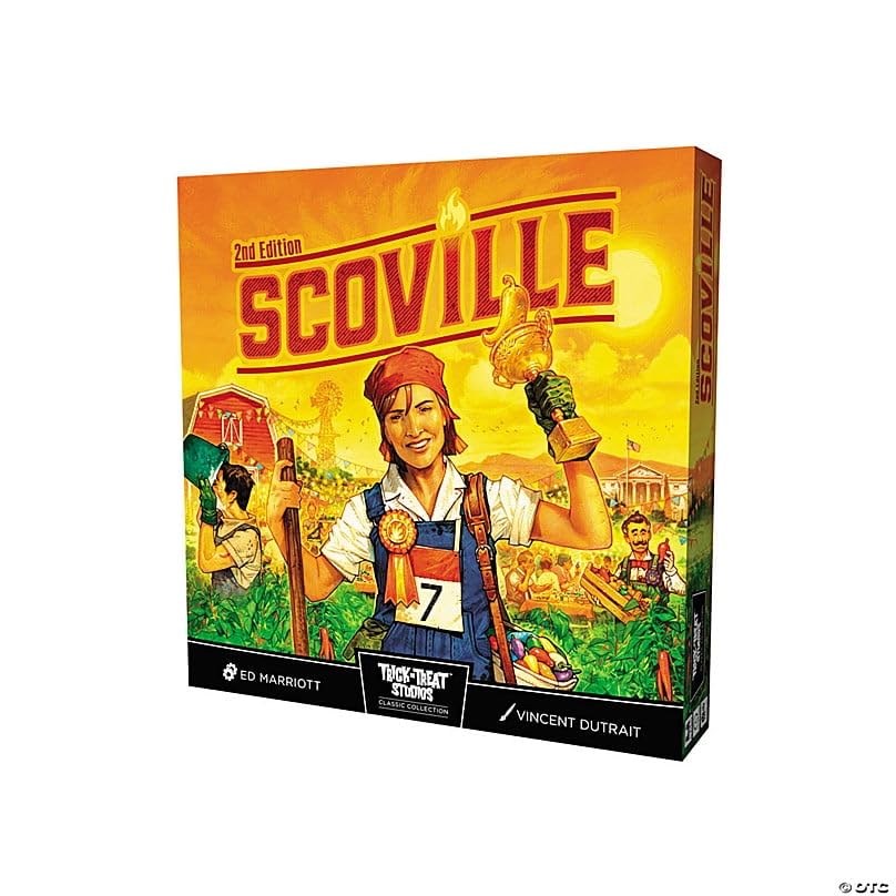 Trick Or Treat Studios, Scoville 2E - Revitalized Hot & Spicy Strategy Farming Board Game - for 1 to 6 Players Ages 14+