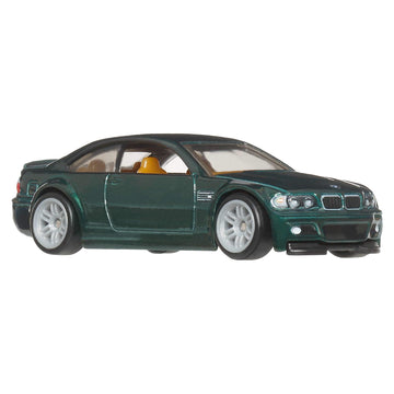 Hot Wheels Premium BMW M3 Die-Cast Toy Car, Green, Power Trip Car Culture Series, 1/5