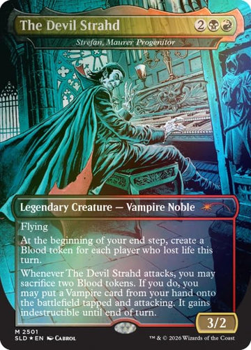 Magic: The Gathering Secret Lair x Dungeons & Dragons: Strahd's Descent Foil Edition