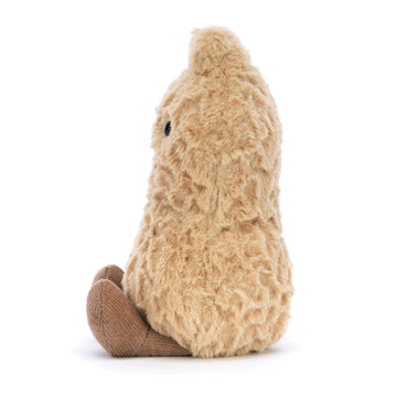 Jellycat Amuseables Peanut Stuffed Toy, 6 inches - Food Plush - Fun Gift Idea