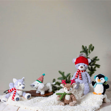 Mary Meyer Stuffed Animal Putty Collection Premium Soft Toy, 20-Inches, Bundle Up Teddy Bear