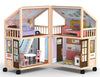 KidKraft So Darling Wooden Dollhouse on Wheels with 29 Accessories