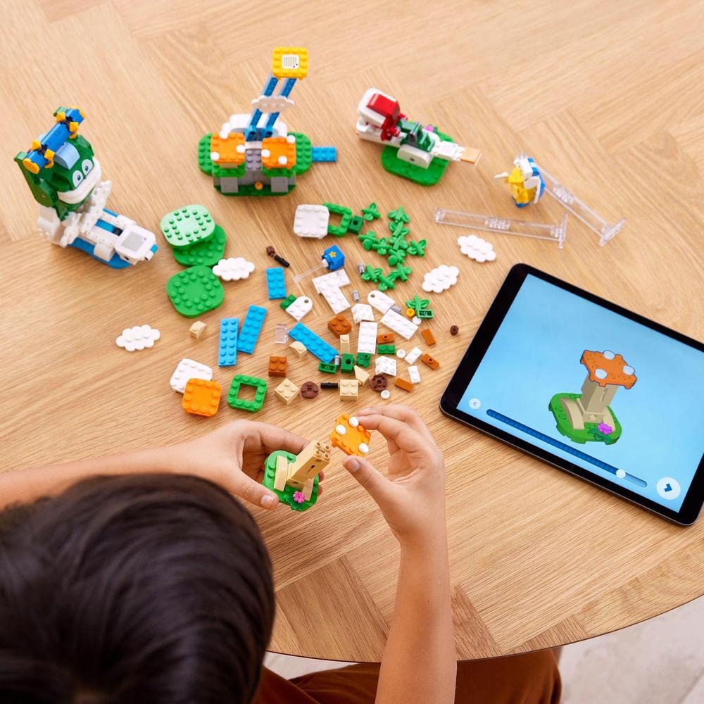 LEGO Super Mario Big Spike’s Cloudtop Challenge Expansion Set 71409, Collectible Toy for Kids with 3 Figures Including Boomerang Bro and Piranha Plant