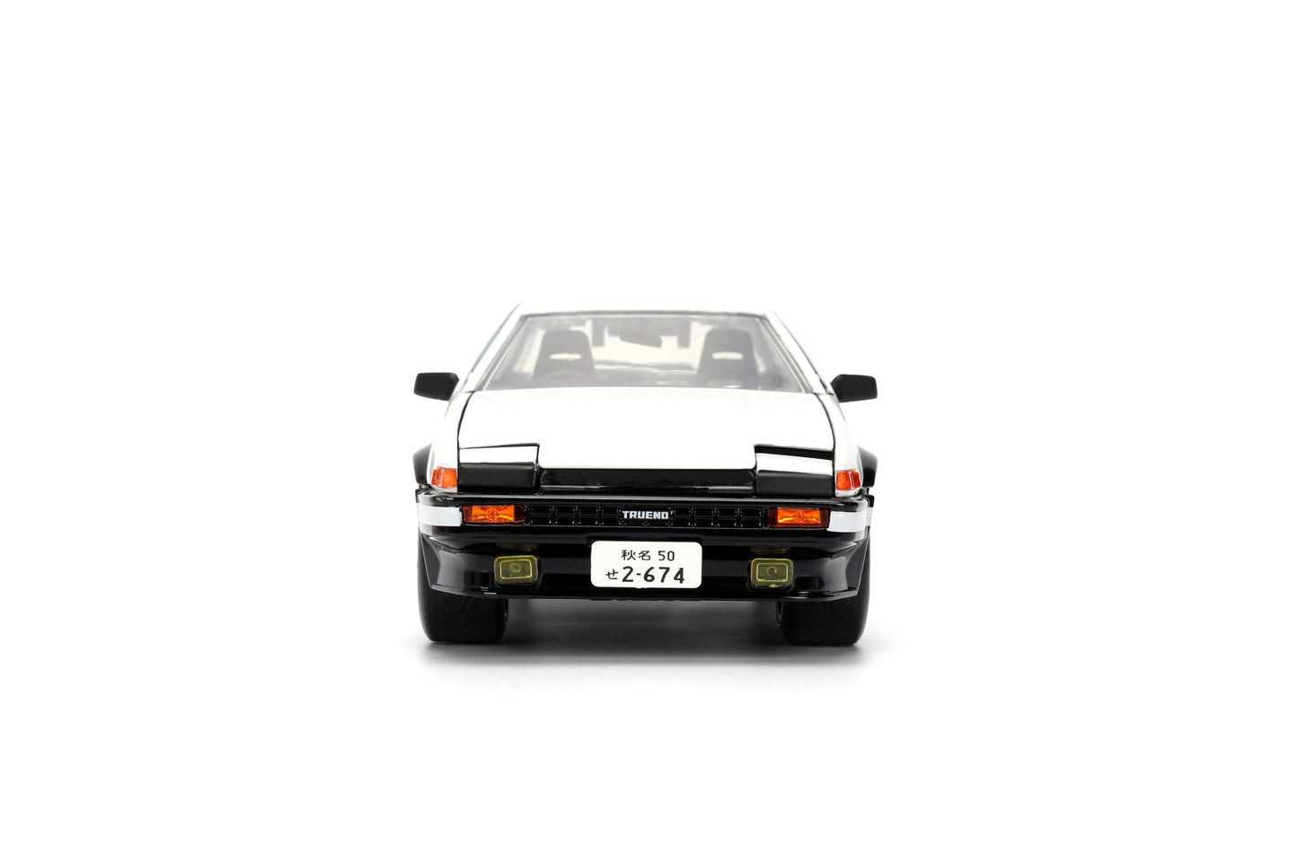 Jada Initial D 1986 Toyota Trueno - Includes Takumi Fujiwara Metal Figure - Hollywood Rides Die-cast Car with Opening Doors, 1:24 Scale, Ages 8+