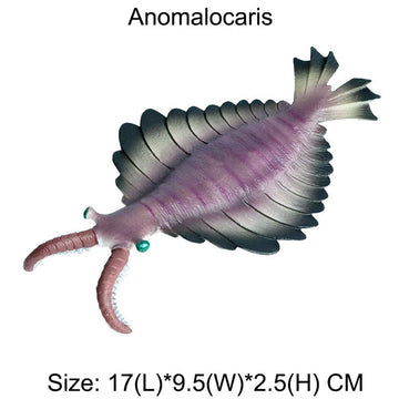 FLORMOON Animal Figures 5 pcs Realistic Plastic Cambrian Ancient Organism Set Includes Anomalocaris, Opabinia, etc. Science Project, Learning