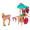 Mattel Spirit Untamed Miradero Riding Gear Cart with Rolling Wheels, Canopy, 5-in Pony & Related Accessories, Great Gift for Ages 3 & Up