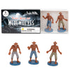 Archie McPhee Tiny Box of Werewolves Novelty Mini-Figure Set (3 Piece)
