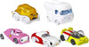 Hot Wheels Sanrio Toy Character Car 5-Pack in 1:64 Scale: Hello Kitty, Keroppi, Gudetama, Cinnamaroll & My Melody, Set for Kids & Collectors