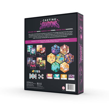 Unstable Games Casting Shadows Board Game - Turn-Based Fantasy Strategy Game for 2-4 Players, Ages 12 and Up - 30-60 Minute Gameplay from the Creators