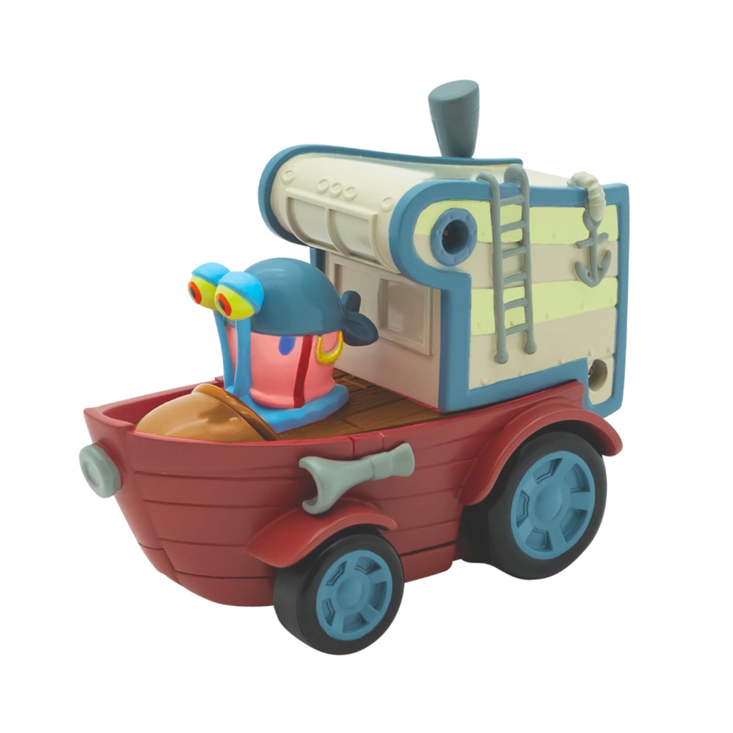 SPONGEBOB SQUAREPANTS Movie: The Search for Squarepants Bikini Bottom Boaters | 3 Exclusive Movie-Styled Rev-Up Racers with Spongebob, Gary & Mr