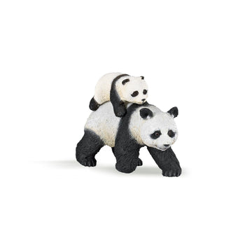 Papo - Realistic Panda And Baby Figure - Ages 3+ - Wild Life Collection - Educational Play Animal Family - Gift Idea Toy for Girls and Boys