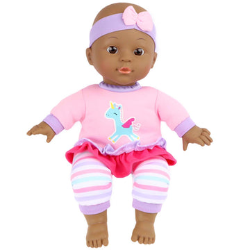 Gigo Dream Collection 12" Baby Doll Care Gift Set with Stroller - African American in Gift Box