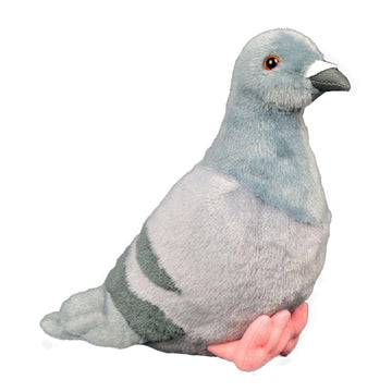 TUKVESZE Gray Pigeon Stuffed Animal, Soft Pigeon Plush Toy, Bird Stuffed Toys Pigeon Doll Birthday Decor Gift