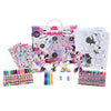 Disney Minnie Mouse Coloring Art Set for Kids with Stickers and Stampers, 150+ Pieces