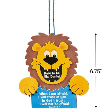 Fun Express Dare to Be Daniel Sign Kits - Makes 12 - Religous DIY Crafts for Kids and Sunday School Activities - VBS Vacation Bible School