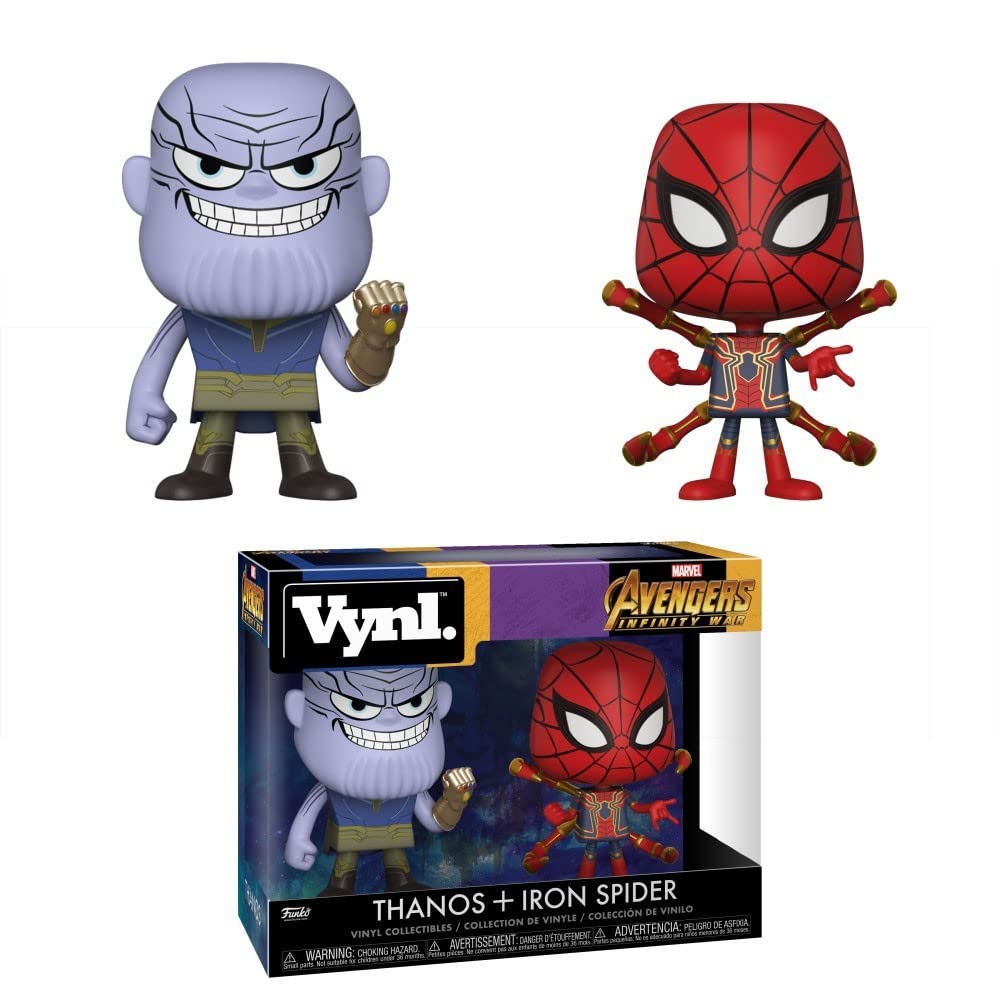 Funko Vynl Marvel: Avengers Infinity War - Thanos & Iron Spider, Multicolor