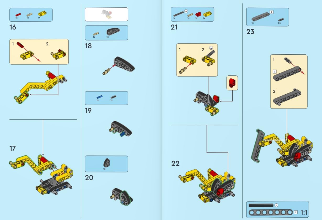LEGO Technic Mini Set: Excavator Mini-Set Ages 7+ (65 pcs)