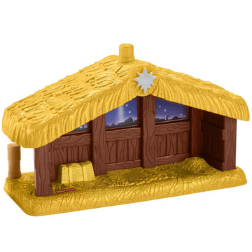 Fisher-Price Replacement Part Little People Christmas Nativity Dollhouse Playset HPP89 - Replacement Stable