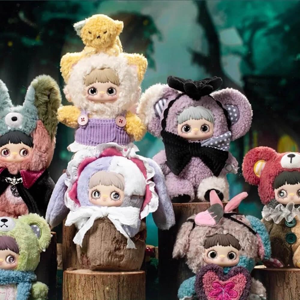 niannyyhouse Plush Doll Blind Box Maymei Twin Secret Realm Series Stuffed Plushies Collectible Gifts (1PC)