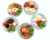 Realistic Dollhouse Mini Food Set - 5 pcs Tiny Steak & Fried Egg, Miniature Food Toys for Dollhouse Kitchen, Doll Accessories & Collectibles Scale
