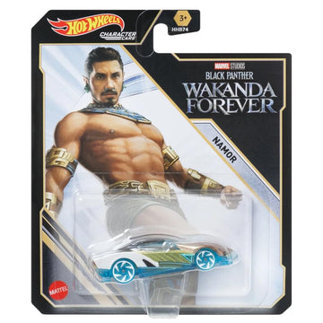 Hot Wheels Character Cars - Complete 6?Pack (HHB74?956G) | Includes Black Panther, Namor, Shuri, Ms. Marvel, Captain Marvel & America Chavez | 1:64
