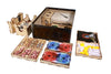 The Broken Token Game Organizer Compatible with Jaws of the Lion - Wooden Game Organizing Box with Multiple Trays