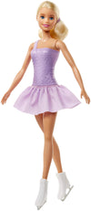 Barbie Figure Skater Doll Dressed in Purple Outfit