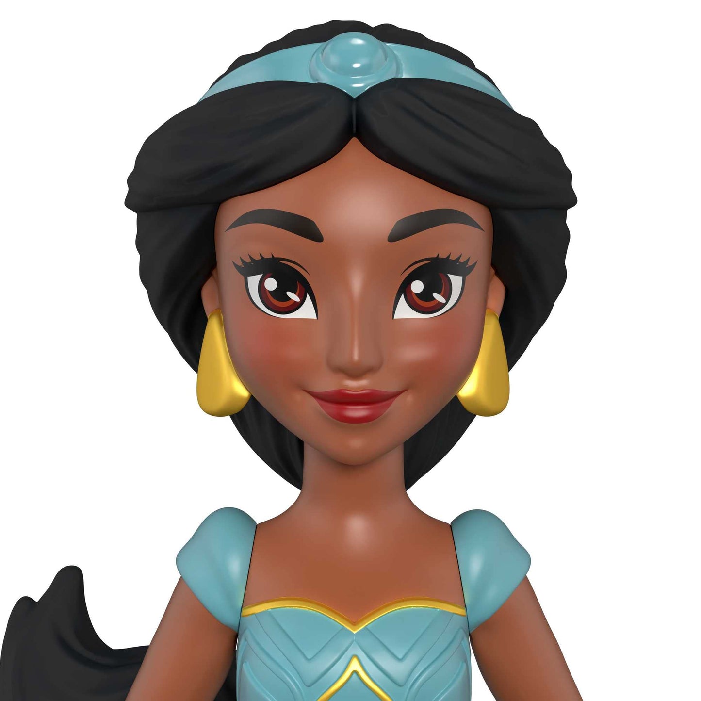 Mattel Disney Princess Jasmine Small Doll and Rajah Tiger Figure with Seat, from Mattel Disney Movie Aladdin