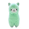 AngelGift Cuddly Llama Rainbow Green Alpaca Doll 7" Soft Baby Stuffed Animal Toy Puppet Doll Valentine's Day Birthday Xmas Christmas Wedding