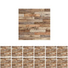 SAMCAMI Miniature Dollhouse Accessories, Self-Adhesive Dollhouse Wallpaper and Flooring, Mini Dollhouse Accessories 1 12 Scale, 12pcs (No.4)