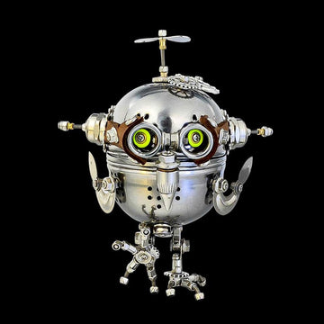 3D Metal Puzzle for Adults Mechanical Owl Egg 3D Model Kit, Steampunk Puzzle DIY Assembly, Fun and Creative for Birthday, Home Decoration,