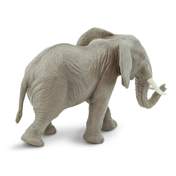 Safari Ltd. African Elephant Toy Figurine - Detailed, Hand-Painted 6.5" Wildlife Model Figure - Safe and Educational Toy for Boys, Girls & Kids Ages